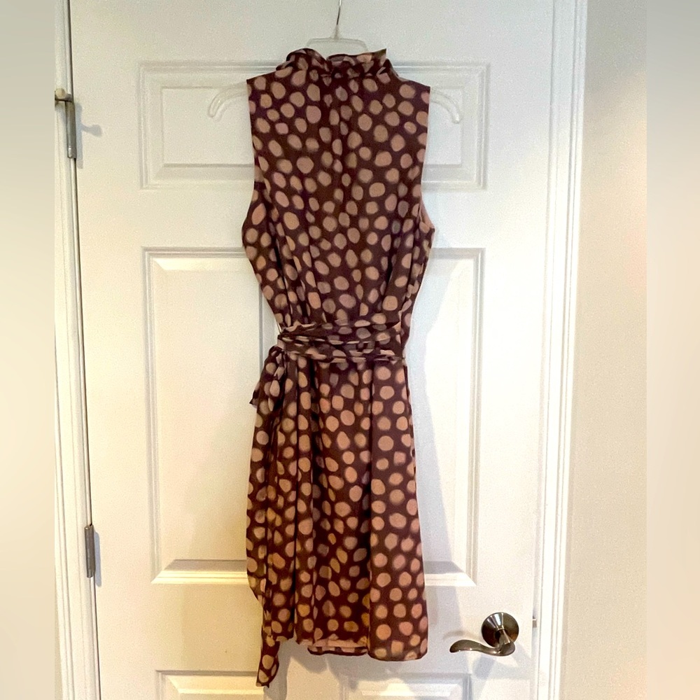 Ann Taylor Loft Sleeveless Wrap Dress - Picture 2 of 10